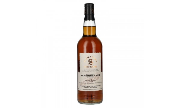 Signatory Vintage 100 Proof Edition BENRINNES 13 Years Old Single Malt #56 2012 57,1% Vol. 0,7l