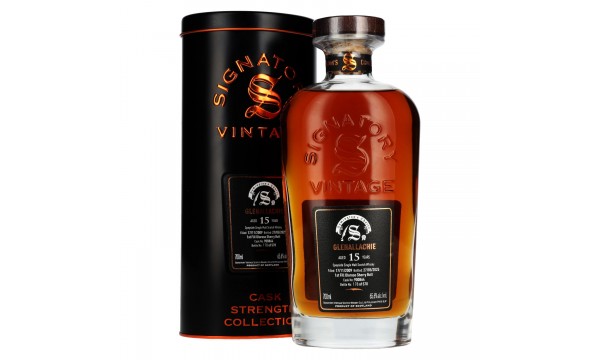 Signatory Vintage GLENALLACHIE 15 Years Old Cask Strength #900864 2009 65,6% Vol. 0,7l metalinėje dėžutėje Signatory Vintage GLENALLACHIE 15 Years Old Cask Strength #900864 2009 65,6% Vol. 0,7l metalinėje dėžutėje