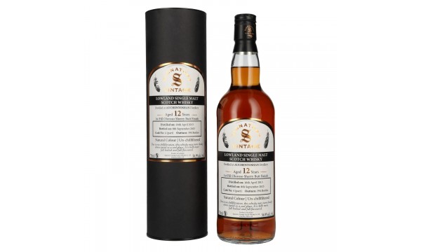 Signatory Vintage AUCHENTOSHAN 12 Years Old 1st Fill Oloroso Sherry Butt Finish Cask # 4 56,9% Vol. 0,7l dovanų dėžutėje Signatory Vintage AUCHENTOSHAN 12 Years Old 1st Fill Oloroso Sherry Butt Finish Cask # 4 56,9% Vol. 0,7l dovanų dėžutėje