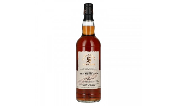Signatory Vintage 100 Proof Edition BEN NEVIS 10 Years Old Single Malt #63 2014 57,1% Vol. 0,7l