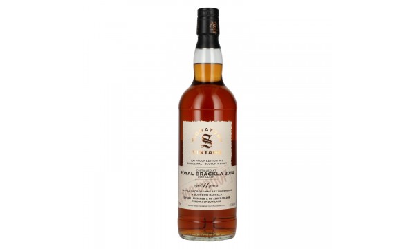 Signatory Vintage 100 Proof Edition ROYAL BRACKLA 11 Years Old Single Malt #67 2014 57,1% Vol. 0,7l Signatory Vintage 100 Proof Edition ROYAL BRACKLA 11 Years Old Single Malt #67 2014 57,1% Vol. 0,7l