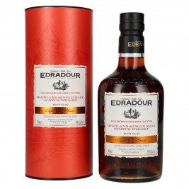 Edradour 12 Years Old Oloroso Sherry Single Malt Whisky Natural Cask Strength #7 59% Vol. 0,7l dovanų dėžutėje