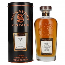 Signatory Vintage GLEN SPEY 18 Years Old 1st Fill Oloroso Cask Strength #4 2007 57,4% Vol. 0,7l metalinėje dėžutėje