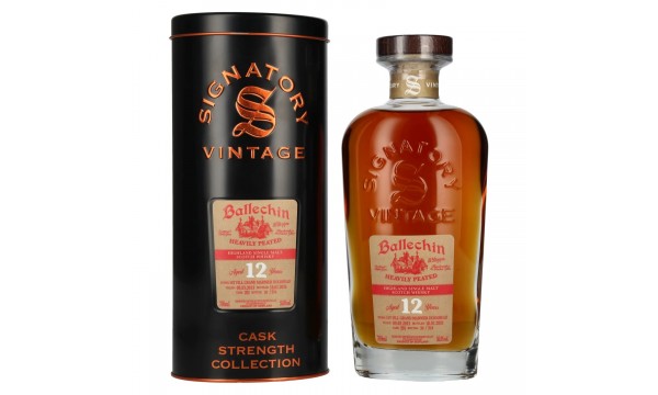 Signatory Vintage BALLECHIN 12 Years Old Cask Strength 1st Fill Grand Marnier #201 2013 58,8% Vol. 0,7l metalinėje dėžutėje Signatory Vintage BALLECHIN 12 Years Old Cask Strength 1st Fill Grand Marnier #201 2013 58,8% Vol. 0,7l metalinėje dėžutėje