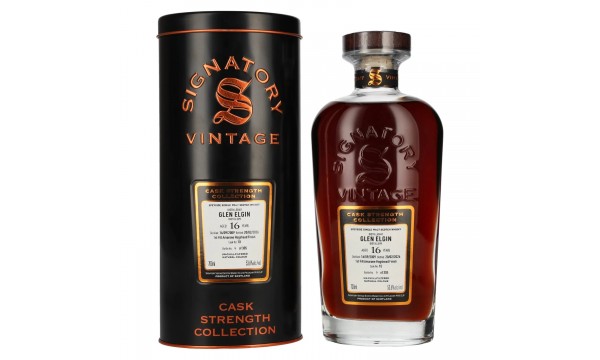 Signatory Vintage GLEN ELGIN 16 Years Old Cask Strength Collection #10 2009 53,6% Vol. 0,7l dėžutėje