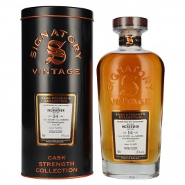 Signatory Vintage INCHGOWER 14 Years Old 1st Fill Marsala Cask Strength #106 2011 59,7% Vol. 0,7l dovanų dėžutėje