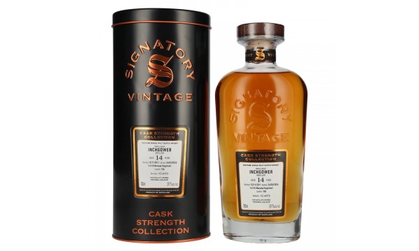 Signatory Vintage INCHGOWER 14 Years Old 1st Fill Marsala Cask Strength #106 2011 59,7% Vol. 0,7l dovanų dėžutėje Signatory Vintage INCHGOWER 14 Years Old 1st Fill Marsala Cask Strength #106 2011 59,7% Vol. 0,7l dovanų dėžutėje