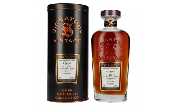 Signatory Vintage GLEN ORD 16 Years Old Cask Strength Collection #4 2009 56,7% Vol. 0,7l metalinėje dėžutėje Signatory Vintage GLEN ORD 16 Years Old Cask Strength Collection #4 2009 56,7% Vol. 0,7l metalinėje dėžutėje