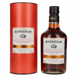 Edradour 12 Years Old Oloroso Sherry Single Malt Whisky Natural Cask Strength #8 58% Vol. 0,7l dovanų dėžutėje