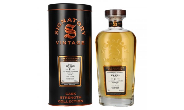 Signatory Vintage BEN NEVIS 11 Years Old 2nd Fill Port Pipe Cask Strength #233 2014 59,7% Vol. 0,7l dovanų dėžutėje