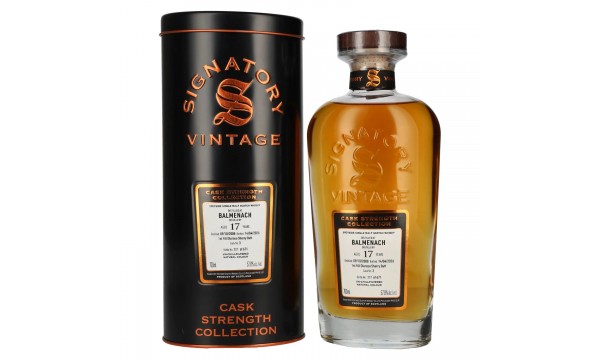 Signatory Vintage BALMENACH 17 Years Old 1st Fill Oloroso Sherry Cask Strength #3 2008 57,8% Vol. 0,7l