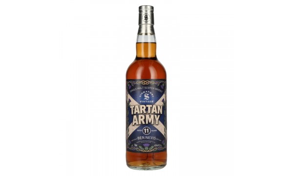Signatory Vintage BEN NEVIS 11 Years Old TARTAN ARMY Highland Single Malt Scotch Whisky 46% Vol. 0,7l