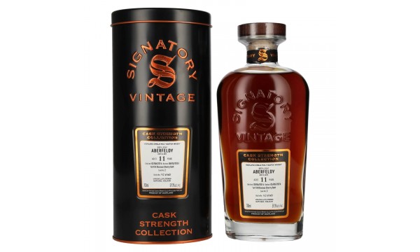 Signatory Vintage ABERFELDY 11 Years Old 1st Fill Oloroso Sherry Cask Strength #2 2014 59,3% Vol. 0,7l dėžutėje