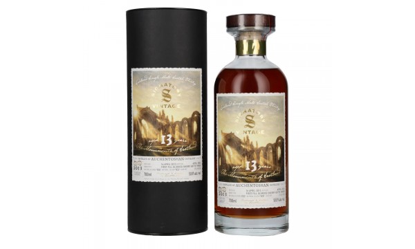 Signatory Vintage AUCHENTOSHAN 13 Years Old 1st Fill Oloroso Sherry Butt Monuments 2013 50,8% Vol. 0,7l dovanų dėžutėje Signatory Vintage AUCHENTOSHAN 13 Years Old 1st Fill Oloroso Sherry Butt Monuments 2013 50,8% Vol. 0,7l dovanų dėžutėje