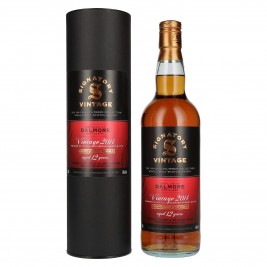 Signatory Vintage DALMORE 12 Years Old The Un-Chillfiltered 1st Fill Oloroso Butt #3,6 2014 46% Vol. 0,7l dovanų dėžutėje