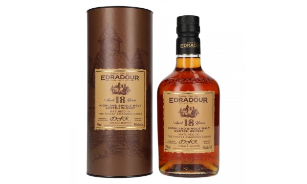 Edradour 18 years DFR Amarone Highland single malt whisky, 46% tūrio, 0,7 l, dovanų dėžutėje