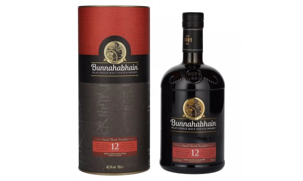 Bunnahabhain 12 Years Old Islay Single Malt Scotch Whisky 46,3% Vol. 0,7l dovanų dėžutėje