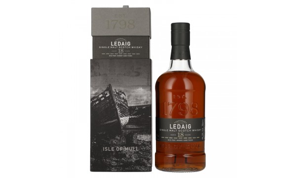 Ledaig 18 Years Old Single Malt Scotch Whisky 46,3% Vol. 0,7l dovanų dėžutėje