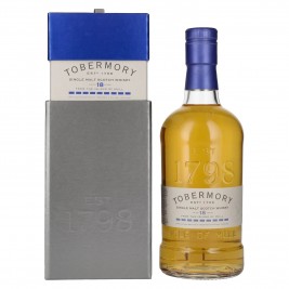 Tobermory 18 Years Old BOURBON FINISH 46,3% Vol. 0,7l dovanų dėžutėje