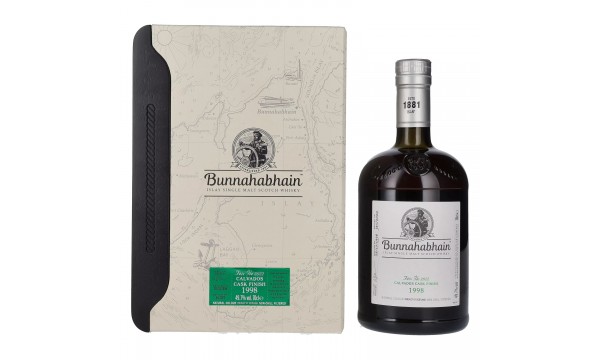 Bunnahabhain Fèis Ìle CALVADOS CASK FINISH 1998 49,7% Vol. 0,7l su dovanų dėžute