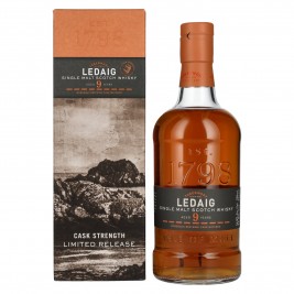 Ledaig 9 Years Old Bordeaux Red Wine Cask Strength Limited Release 2012 56,8% Vol. 0,7l dovanų dėžutėje