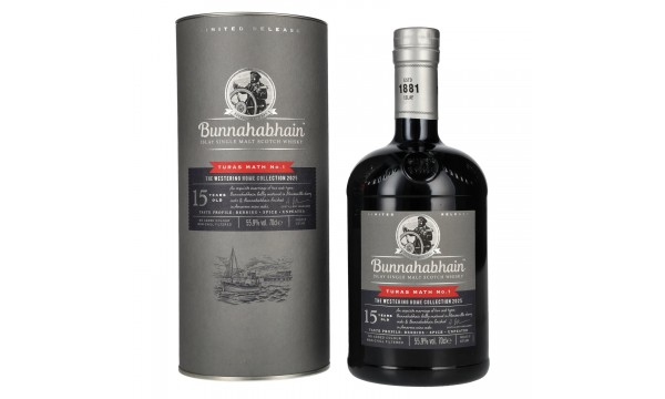 Bunnahabhain 15 Years Old TURAS MATH No. 1 The Westering Home Collection Limited Release 2025 55,9% 0,7l dovanų dėžutėje