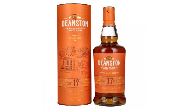 Deanston 17 Years Old Highland Single Malt Orange Wine Cask Finish 53,6% Vol. 0,7l dovanų dėžutėje