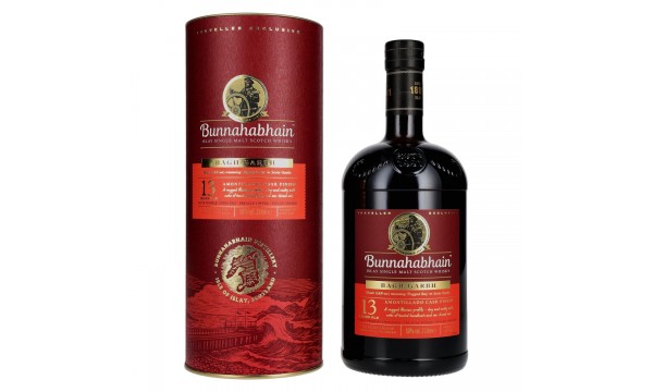 Bunnahabhain 13 Years Old BÀGH GARBH Islay Single Malt Scotch Whisky 50% Vol. 1l dovanų dėžutėje Bunnahabhain 13 Years Old BÀGH GARBH Islay Single Malt Scotch Whisky 50% Vol. 1l dovanų dėžutėje