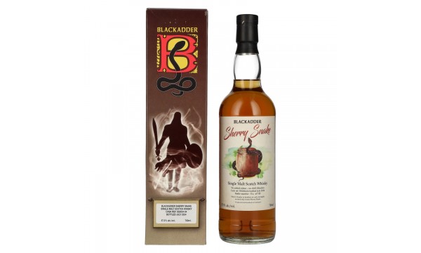 Blackadder SHERRY SNAKE Single Malt Scotch Whisky 57,3% Vol. 0,7l dovanų dėžutėje