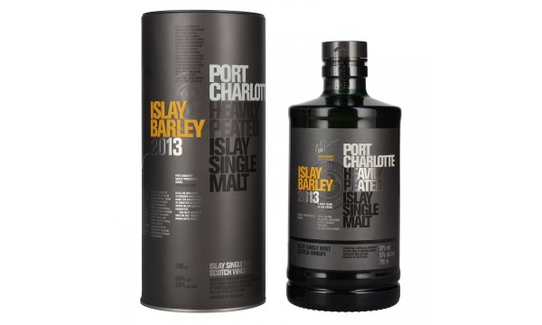 Port Charlotte ISLAY BARLEY Heavily Peated Islay Single Malt 2013 50% Vol. 0,7l dėžutėje