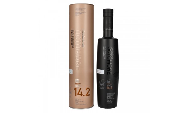 Octomore EDITION: 14.2 Super Heavily Peated Islay Single Malt 57,7% Vol. 0,7l metalininėje dėžutėje
