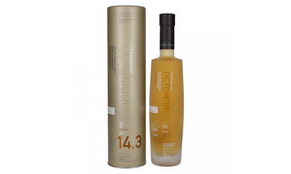 Octomore EDITION: 14.3 Super Heavily Peated Islay Single Malt 61,4% Vol. 0,7l dėžutėje