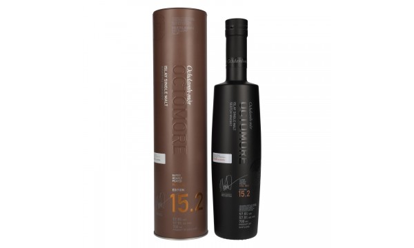 Octomore EDITION: 15.2 Super Heavily Peated Islay Single Malt 57,9% Vol. 0,7l dovanų dėžutėje