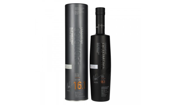 Octomore EDITION: 16.1 Super Heavily Peated Islay Single Malt Release 2025 59,3% Vol. 0,7l dovanų dėžutėje