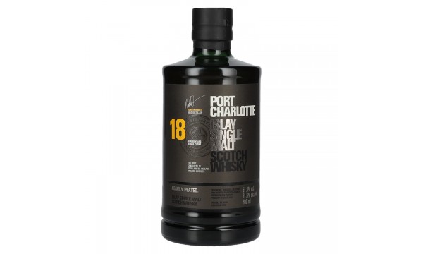Port Charlotte 18 Years Old Heavily Peated Islay Single Malt 2025 51,5% Vol. 0,7l Port Charlotte 18 Years Old Heavily Peated Islay Single Malt 2025 51,5% Vol. 0,7l