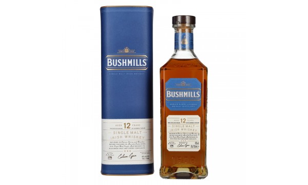 Bushmills 12 Years Old Single Malt Irish Whiskey 40% Vol. 0,7l dovanų dėžutėje