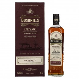 Bushmills PORT CASK Reserve The Steamship Collection 40% Vol. 0,7l dovanų dėžutėje