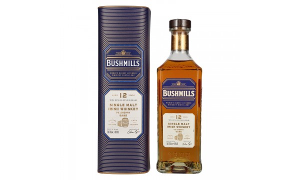 Bushmills 12 Years Old PX SHERRY CASK Single Malt Irish Whiskey Limited Release 46% Vol. 0,7l dovanų dėžutėje Bushmills 12 Years Old PX SHERRY CASK Single Malt Irish Whiskey Limited Release 46% Vol. 0,7l dovanų dėžutėje