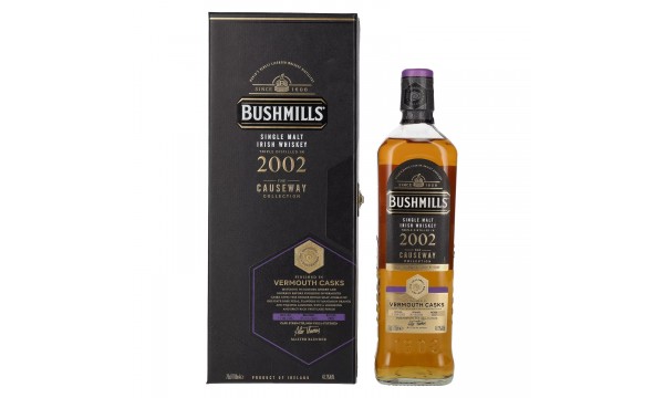 Bushmills THE CAUSEWAY COLLECTION Single Malt Vermouth Casks 2002 48,2% Vol. 0,7l dovanų dėžutėje
