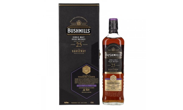Bushmills THE CAUSEWAY COLLECTION Single Malt Madeira Casks 1996 50,3% Vol. 0,7l dovanų dėžutėje