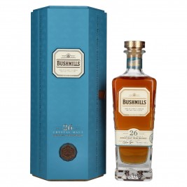 Bushmills 26 Years Old CRYSTAL MALT Single Malt Irish Whiskey 46% Vol. 0,7l dovanų dėžutėje