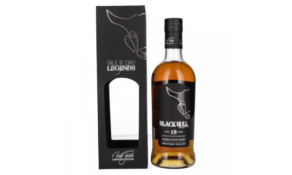 Duncan Taylor Black Bull 18 Years Old Nick Faldo Limited Edition 50% Vol. 0,7l dovanų dėžutėje