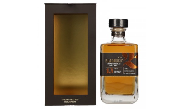 Bladnoch 13 Years Old Lowland Single Malt Bourbon Cask 46,7% Vol. 0,7l dovanų dėžutėje