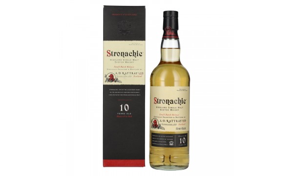 A.D. Rattray Stronachie 10 Years Old Highland Single Malt 43% Vol. 0,7l dovanų dėžutėje