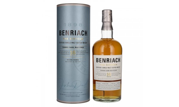 Benriach THE SIXTEEN Single Malt Three Cask Matured 43% Vol. 0,7l dovanų dėžutėje