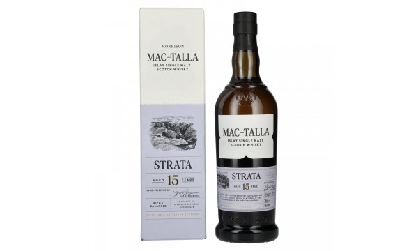 Mac-Talla Morrison 15 metų senumo STRATA Islay vieno malto viskis 46% Vol. 0,7l dovanų dėžutėje