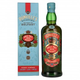 Dunville's 10 Years Old Single Malt Irish Whiskey PX Cask 46% Vol. 0,7l dovanų dėžutėje