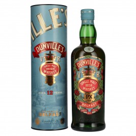 Dunville's 12 Years Old Single Malt Irish Whiskey PX Cask 46% Vol. 0,7l dovanų dėžutėje
