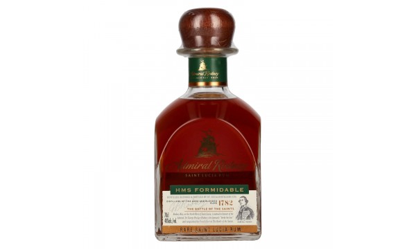 Admiral Rodney HMS FORMIDABLE Rare Saint Lucia Rum 40% Vol. 0,7l