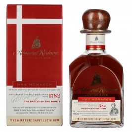 Admiral Rodney HMS MONARCH Saint Lucia Rum 40% Vol. 0,7l dovanų dėžutėje